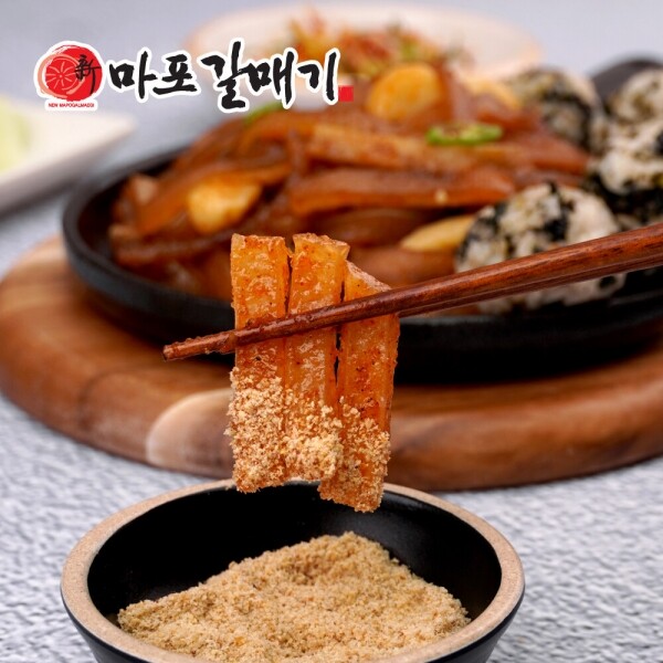 우주스토어,[마포갈매기] 매콤 통마늘 돼지껍딱 300g x 4팩