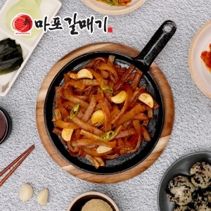 [마포갈매기] 매콤 통마늘 돼지껍딱 300g x 4팩