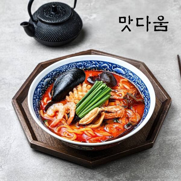 우주스토어,[9/19 5시 OPEN][하루특가] 맛다움 해물짬뽕 680g x 4팩