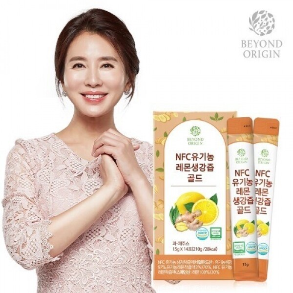 우주스토어,비욘드오리진 NFC 유기농 레몬생강즙 골드 15g x 14포