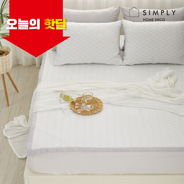 우주스토어,[07/22 5시 OPEN][핫딜][반값할인][simply home] 심플리홈 듀라홈 쿨앤소프트 냉감패드 S