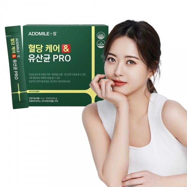 우주스토어,신풍제약 애드마일스 혈당케어&유산균PRO 2g x 100포(3개월분)