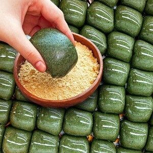 40년전통 명물 물방울 쑥/단호박인절미3KG(30개)(콩고물증정)