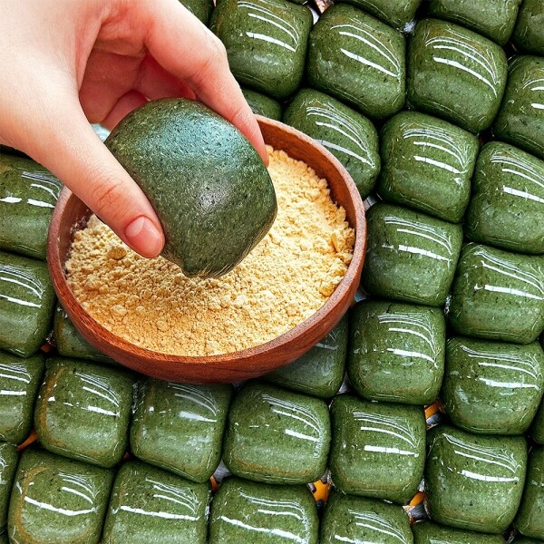 우주스토어,40년전통 명물 물방울 쑥/단호박인절미3KG(30개)(콩고물증정)
