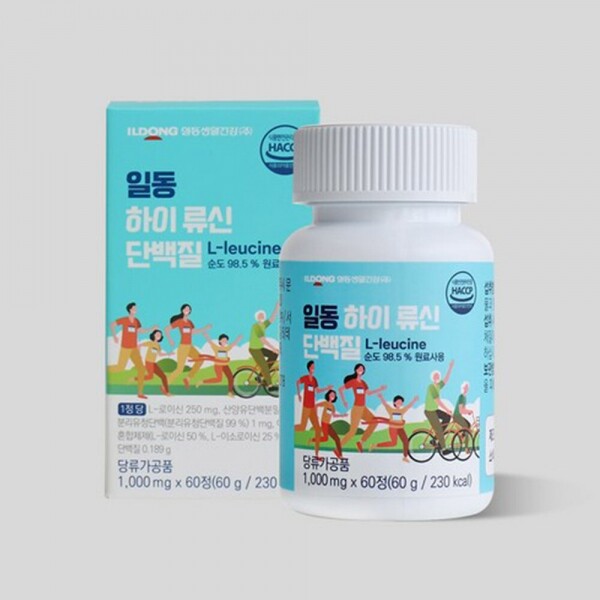 우주스토어,일동 하이류신 프리미엄 고함량 단백질 1000mg(60정)