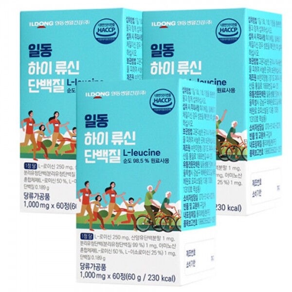 우주스토어,일동 하이류신 프리미엄 고함량 단백질 1000mg(60정)