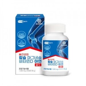 코오롱제약 뼈건강엔 칼슘마그네슘 비타민D 아연 골드 종합영양제 1,500mg x 90정(135g)