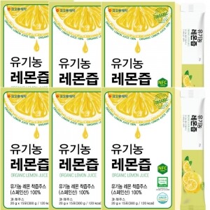 코오롱제약 유기농레몬즙 20ml*15개