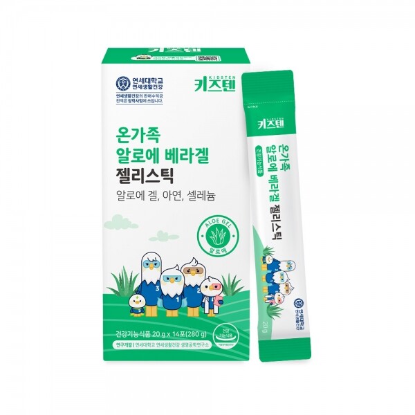 우주스토어,[키즈텐] 온가족 알로에 베라겔 젤리스틱 20g x 14포