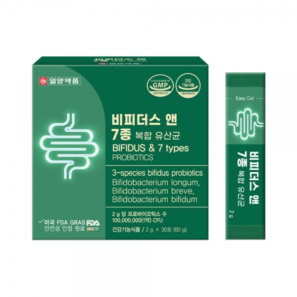 우주스토어,[일양약품]비피더스 앤 7종 복합유산균(2g x 30포)