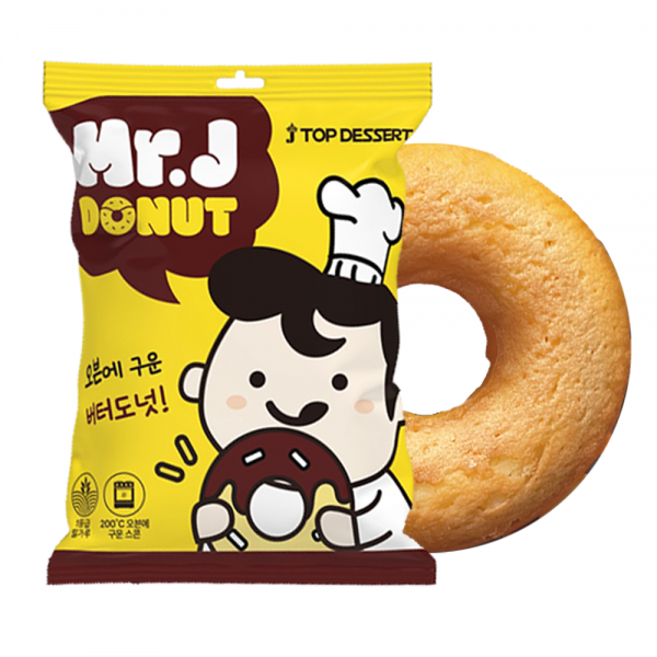 우주스토어,[편의점 인기상품] 미스터제이 진짜 버터가 들어간 오븐에 구운 도넛 10개입 (맛선택가능)
