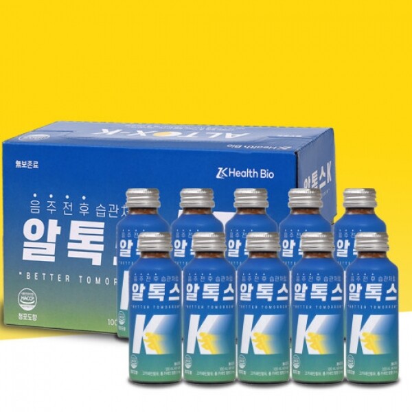 우주스토어,[단독특가][알톡스k] 숙취해소 에너지부스터 약국 알톡스K 100ml x 10병