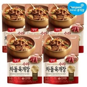 동원 양반 수라 차돌육개장 460g X 5개