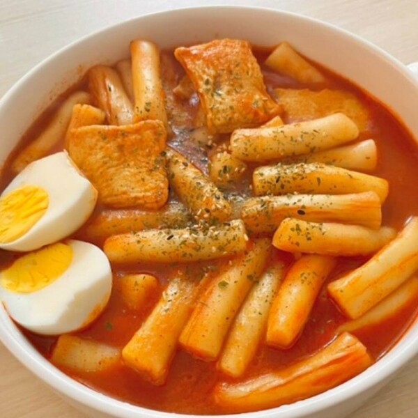 우주스토어,3초 떡볶이 나노먹기세트 (떡볶이 3팩+어묵사리 1팩)