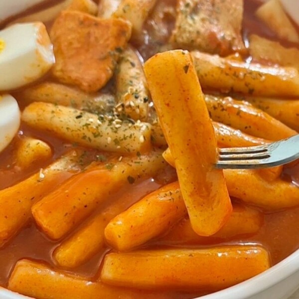 우주스토어,3초 떡볶이 나노먹기세트 (떡볶이 3팩+어묵사리 1팩)