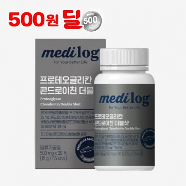 우주스토어,[500원딜][100개 한정][1인 1구매 제한] 프로테오글리칸 콘드로이친 효능 더블샷 30정 1개월분