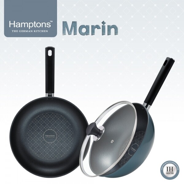 우주스토어,Hamptons 햄튼 마린(Marin) 인덕션 후라이팬 28F+26W+26G 2종-G (3P) HTMR-8F6W6G