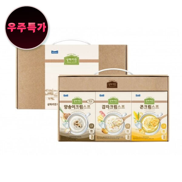 우주스토어,상하키친 스프 3종 선물세트(총9팩)