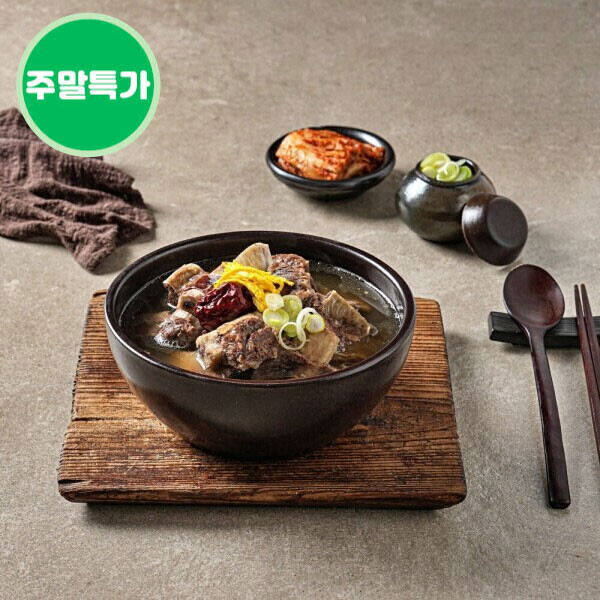 우주스토어,푸짐한 특허받은 프리미엄 갈비탕 700g 4팩